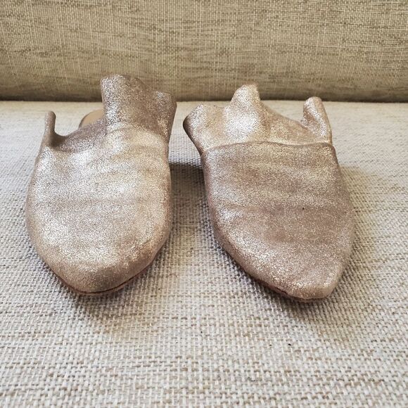 Free People Sienna Ruffle Mules Sz 7.5 - Picture 6 of 15